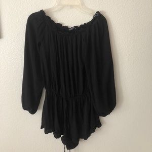 Brandy off the shoulder romper